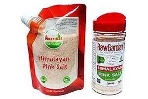 ロー ガーデン ヒマラヤ ピンク ソルト 2 ポンド コンボ シェーカー & バッグ 各細粒 1 ポンド Raw Garden Himalayan Pink Salt 2 Lbs Combo Shaker & Bag 1 Lb Each Fine Grain