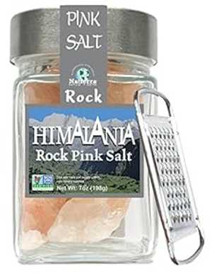ヒマラニア ピンク ソルト、グラトル付き Gls ジャー、7 オンス (パッケージは異なる場合があります) Himalania Pink Salt, Gls Jar W/Gratr, 7-Ounce ( Package May Vary )