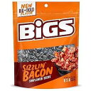 BIGS シズリンベーコン ヒマワリの種、ケトフレンドリースナック、低炭水化物ライフスタイル、5.35 オンスバッグ BIGS Sizzlin' Bacon Sunflower Seeds, Keto Friendly Snack, Low Carb Lifestyle, 5.35 oz Bag