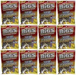 Bigs Old Bay Catch of the Day 味付けひまわりの種、5.35 オンス -- 1 ケースあたり 12 個 Bigs Old Bay Catch of the Day Seasoned S..