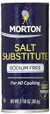 Morton Salt Substitute, Sodium Free, 3.12 Ounce