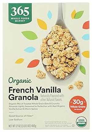 365 by Whole Foods Market、グラノーラ フレンチ バニラ アーモンド オーガニック、17 オンス 365 by Whole Foods Market, Granola French Vanilla Almond Organic, 17 Ounce 365 by Whole Foods Market、グラノーラ フレンチ バニラ アーモンド オーガニック、17 オンス 365 by Whole Foods Market, Granola French Vanilla Almond Organic, 17 Ounce
