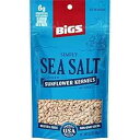 BIGS シンプリー シー ソルト ジャンボ ヒマワリ カーネル、3.5 オンス バッグ 6 カウント BIGS Simply Sea Salt Jumbo Sunflower Kernels, 3.5-oz. Bag 6-Count