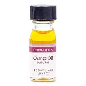 LorAnn オレンジ オイル スーパー ストレングス ナチュラル フレーバー、1 ドラムボトル (0.0125 液量オンス - 3.7 ml) LorAnn Orange Oil Super Strength Natural Flavor, 1 dram bottle (.0125 fl oz - 3.7ml)