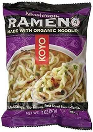 Koyo ラーメン、マッシュルーム、2 オンス (12 個パック) Koyo Ramen, Mushroom, 2 Ounce (Pack of 12)