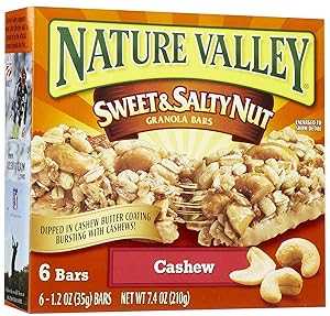 Nature Valley Sweet & Salty Nut Cashew Granola Bars 7.4 oz