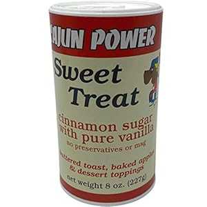 ケイジャン パワー スイート トリート シナモン シュガー W/ピュア バニラ 8オンス Cajun Power sweet ..