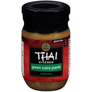 Thai Kitchen Green Curry Paste, Gluten-Free, Vegan, 4 Ounce, Pack of 12