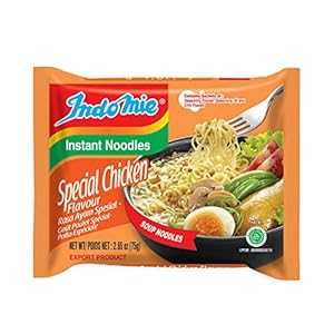 Indomie Mi Goreng インスタント炒め麺、ハラール認証、チキンラーサ味 30 個 (1 パック) Indomie Mi Goreng Instant Stir Fry Noodles, Halal Certified, Chicken Rasa Flavor 30 Count (Pack of 1)