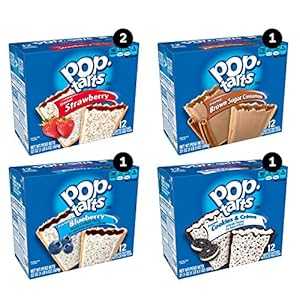 ポップタルト 4つの味 バラエティパック 60個 Pop-Tarts Four Flavor Variety Pack, 60 Count
