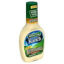 Hidden Valley Buttermilk Ranch Salad Dressing & Topping, Gluten Free - 16 Ounce Bottle - Pack of 6