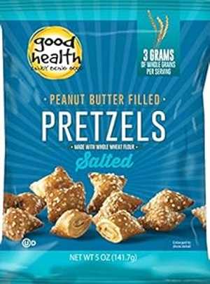 ピーナッツバタープレッツェル 塩味 5オンス (12個入り) Good Health Peanut Butter Pretzels Salted 5 Ounces (Case of 12) ピーナッツバタープレッツェル 塩味 5オンス (12個入り) Good Health Peanut Butter Pretzels Salted 5 Ounces (Case of 12)