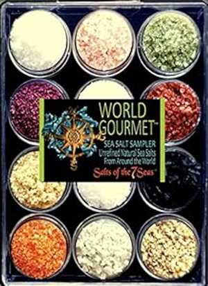 グルメシーソルトサンプラー Salts of the 7 Seas The Gourmet Sea Salt Sampler グルメシーソルトサンプラー Salts of the 7 Seas The Gourmet Sea Salt Sampler