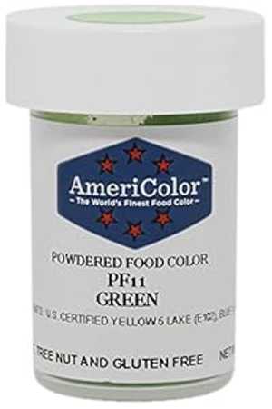 Americolor パウダー食用色素、3g、グリーン Americolor Powder Food Color, 3gm, Green