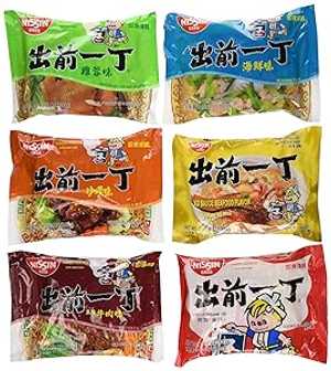 日清 出前ラーメン バラエティパック(6味) Nissin Demae Ramen Variety Pack (6 Flavors)