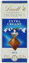Lindt Excellence エクストラ クリーミー ミルク チョコレート、3.5 オンス (1 個パック) Lindt Excellence Extra Creamy Milk Chocolate, 3.5 Ounce (Pack of 1)