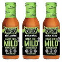 The New Primal Noble Made Buffalo Sauce, Keto, Gluten Free, Vegan Dipping & Wing Sauce, Low Carb, Dairy Free, Low Calorie, Paleo, Low Sugar, and Whole30 Approved, Mild Buffalo, 13 oz (3 Count)(4)