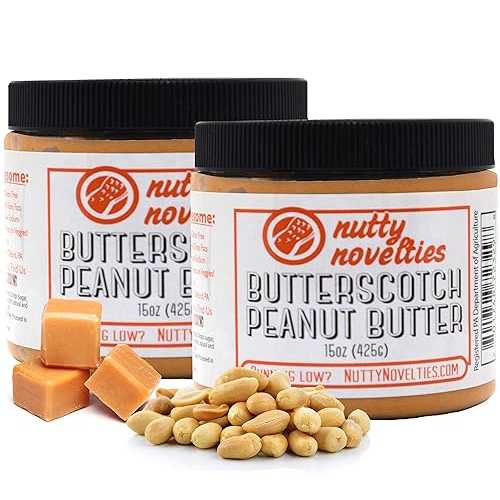 Nutty Novelties Butterscotch ピーナッツバター - 高タンパク質、低糖の健康的なピーナッツバター - ..
