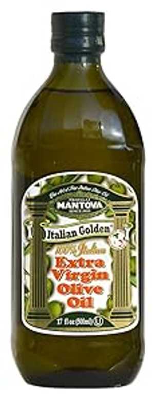 マントヴァ イタリア産ゴールデン エキストラ バージン オリーブオイル 17 オンス イタリア産オリーブ..