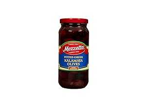 Mezzetta Savory Pitted Greek Kalamata Olives Gluten Free, Keto 9.5 Fluid Ounce Jar (Pack of 6)