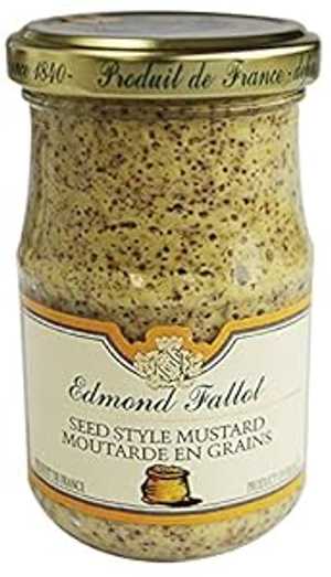 Edmond Fallot オールドファッションド グレーン ディジョン マスタード - 7.2 オンス Edmond Fallot Old Fashioned Grain Dijon Mustard - 7.2 oz