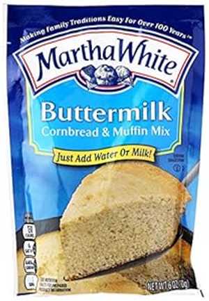 マーサ ホワイト バターミルク コーンブレッドとマフィンのミックス、6 オンス Martha White Buttermilk Cornbread and Muffin Mix, 6 oz