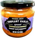 トレーダージョーズ ナスガーリックスプレッド スイートレッドペッパー添え Trader Joe's Trader Joe s Eggplant Garlic Spread with Sweet Red Peppers