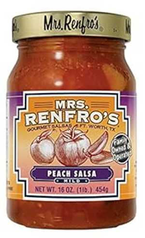 ߥ եΥ륵 ԡ  16.0  (6 ĥѥå) Mrs. Renfro's Salsa Peach Gourm...