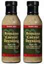 トレーダージョーズ ロマーノ シーザー ドレッシング 正味 12 液量オンス (355ml) - 2 パック Trader Joe's Romano Caesar Dressing NET 12 FL OZ (355ml) - 2-PACK