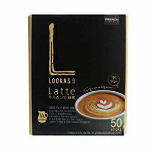 楽天Glomarketフレンチカフェ南陽 LOOKAS 9 ラテ （0.53オンス×50本） French Cafe Namyang LOOKAS 9 Latte （0.53 oz x 50 sticks）