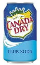 7UP Canada Dry Club Soda Soft Drink, 12-Ounce (Pack of 24)(4)