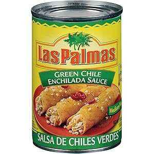 Las Palmas Green Chile Enchilada Sauce, Medium, 10 Ounce (Pack of 24)