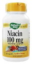 Niacin, Vitamin B3, 100 mg, 100 Capsules, Nature's Way