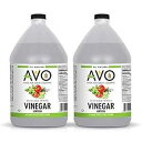 AVO Made for Great Cooking AVO 1 Gallon (128 oz) Pure Natural Distilled White Vinegar - 5% Acidity (2 pack)
