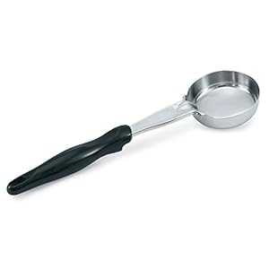 Vollrath 6412820 Spoodle - Black Handled 8 oz. Solid