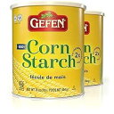 Gefen コーンスターチ 100% ピュア、16 オンス、再密封可能な蓋、(2 パック、合計 2 ポンド) グルテンフリー増粘剤、たった 1 つの成分、コーンスターチ Gefen Corn Starch 100% Pure, 16oz, Resealable Lid, (2 Pack, Total 2 Lbs) Glute(4)