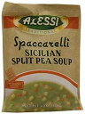 アレッシィ トラディショナル スパカレリ シチリア スプリットピー スープ 6.0z(2個パック) Alessi Traditional Spaccarelli Sicilian Split Pea Soup 6.0z(Pack of 2)