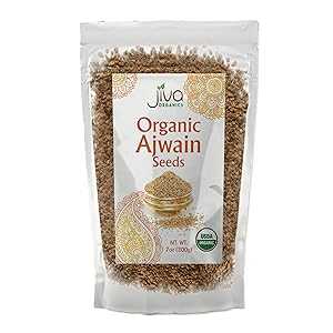 楽天GlomarketJiva Organics オーガニック アジョワン シード 7 オンス バッグ - ホールカロムシード、アジャモ、100％ 天然 & 非遺伝子組み換え Jiva Organics Organic Ajwain Seeds 7 ounce Bag - Whole Carom Seed, Ajamo, 100％ Natural & Non-GMO