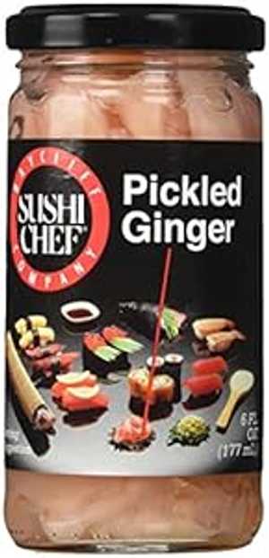 寿司職人の生姜ピクルス、6オンス Sushi Chef Pickled Ginger, 6 Ounce