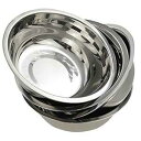 Nicesh ミキシングボウルセット、ステンレススチールボウルセット、4 個パック Nicesh Mixing Bowl Set, Stainless Steel Bowls Set, Pack for 4