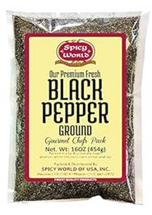 Ԥܥѥ 16  (1 ݥ) Хå - ơ֥륰饤 - Spicy World Ground Black P...