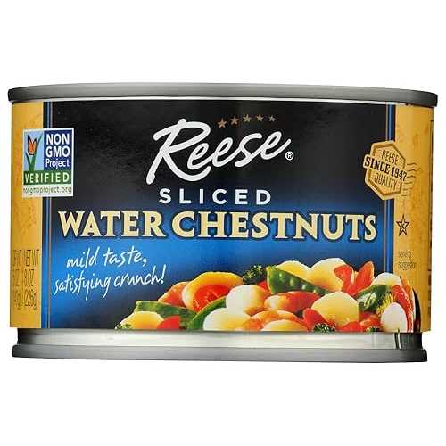 REESE スライスウォーターチェストナッツ、8オンス REESE Sliced Water Chestnuts, 8 OZ