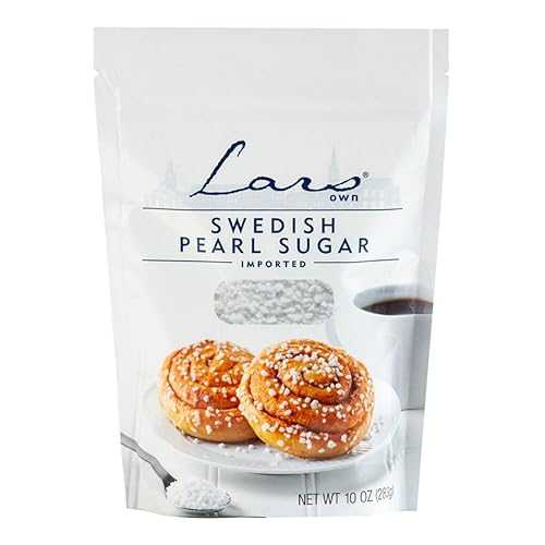 Lars' Own スウェーデン産パールシュガー、10オンス Lars' Own Swedish Pearl Sugar, 10 Ounce