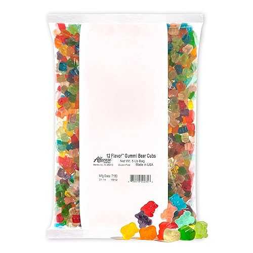 Albanese World's Best 12 Flavor Gummi Bear Cubs, 5lbs of Candy Albanese World's Best 12 Flavor Gummi Bear Cubs, 5lbs of Candy(4)