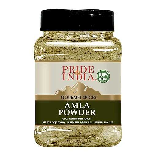 Glomarket㤨Pride of India ? Amla Powder ? Gourmet Spice ? Tangy & Savory ? Pure Indian Gooseberry Ground ? Rich ? GMO/Gluten Free ? Easy to Use ? 7 oz. Medium Dual Sifter Jar Pride of India Amla Powder Gourmet SpiceפβǤʤ4,268ߤˤʤޤ