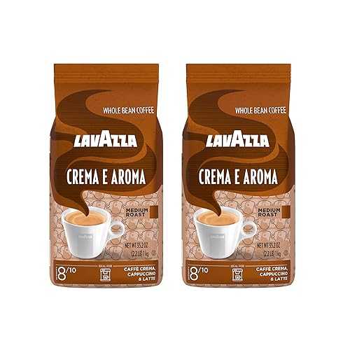 Lavazza Crema e Aroma Whole Bean Coffee, Medium Roast, Arabica and Robusta Blend, 2.2 lb Bag (Pack of 2) Lavazza Crema e Aroma Whole Bean Coffee, Medium Roast, Arabica and Robusta Blend, 2.2 lb Bag (Pack of 2のサムネイル