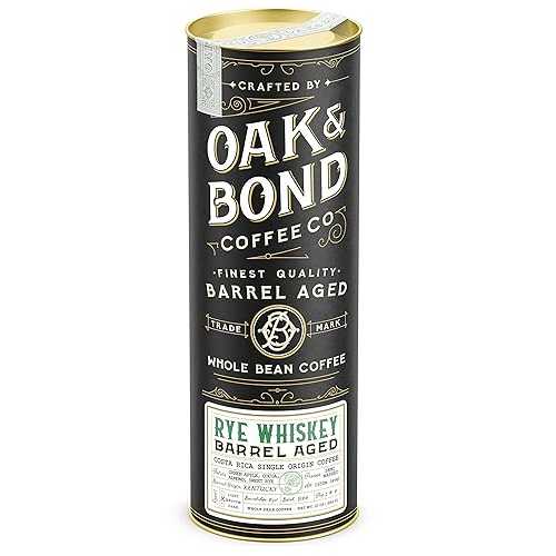 Glomarket㤨Rye Whiskey Barrel Aged Coffee, Costa Rica Single Origin Small Family Farm Whole Coffee Bean, Medium Roast w/Flavor Notes of Cocoa, Almond, Sweet Rye, Green Apple by Oak & Bond Coffee Co. ? 10oz. Rye Whiskey BarrפβǤʤ8,333ߤˤʤޤ