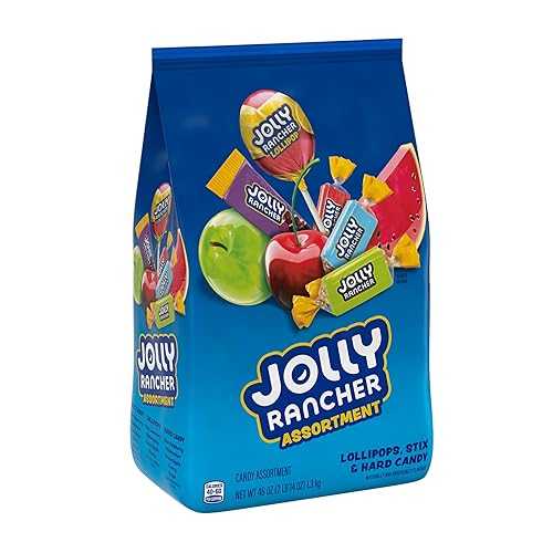 JOLLY RANCHER Assorted Fruit Flavored Hard Candy Bulk Bag, 46 oz JOLLY RANCHER Assorted Fruit Flavored Hard Candy Bulk Bag, 46 oz