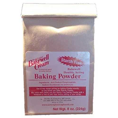 Sattie Bakewell Cream Starch Free Baking Powder 8 ounces