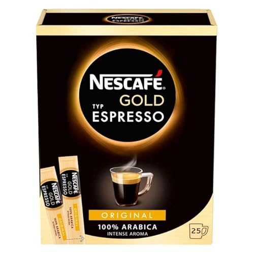 Nescafe Gold Espresso Instant coffee 25 Sticks Nescafe Gold Espresso Instant coffee 25 Sticks